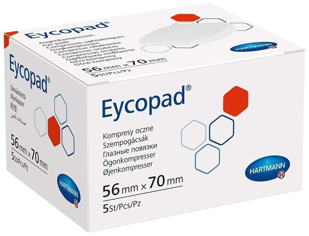 Eycopad Augenkompressen 56x70mm Unsteril
