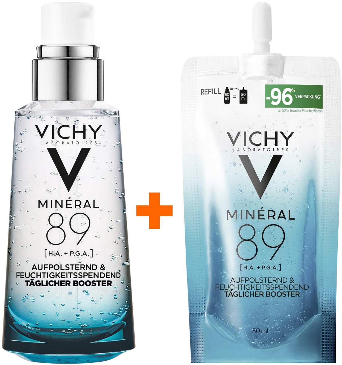 Vichy Mineral 89 Elixier 50 ml + Vichy Mineral 89 Elixier 50 ml Refill