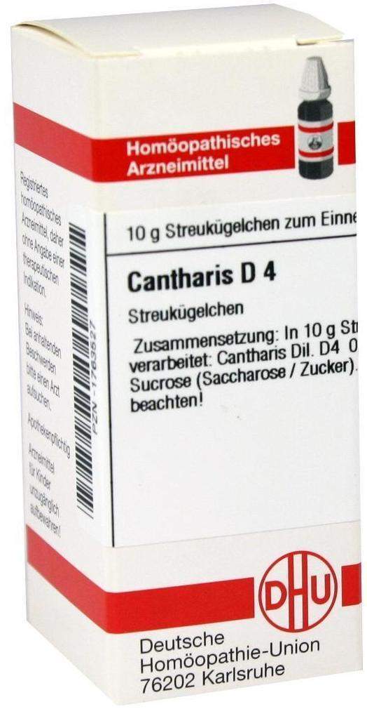 Dhu Cantharis D4 10 G Globuli