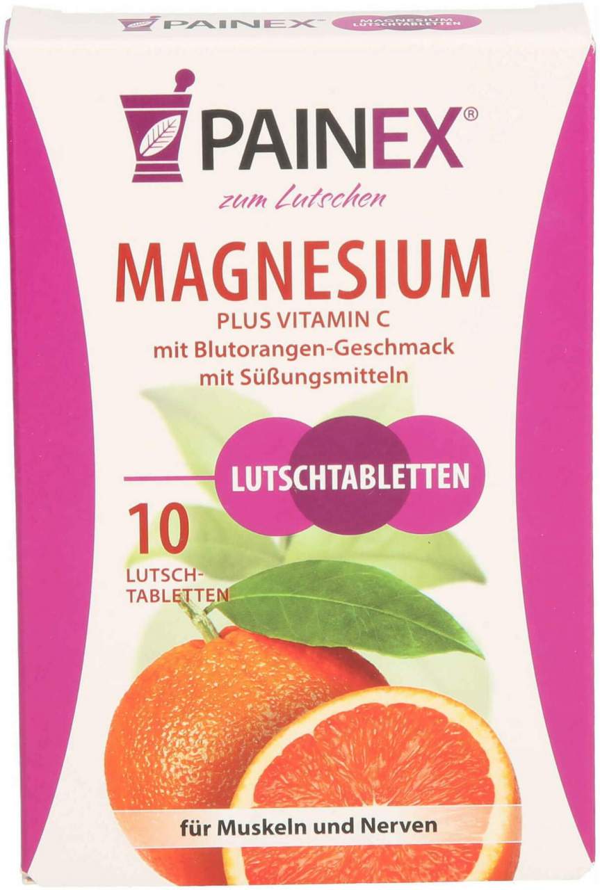 Magnesium Mit Vitamin C Painex 10 Lutschtabletten