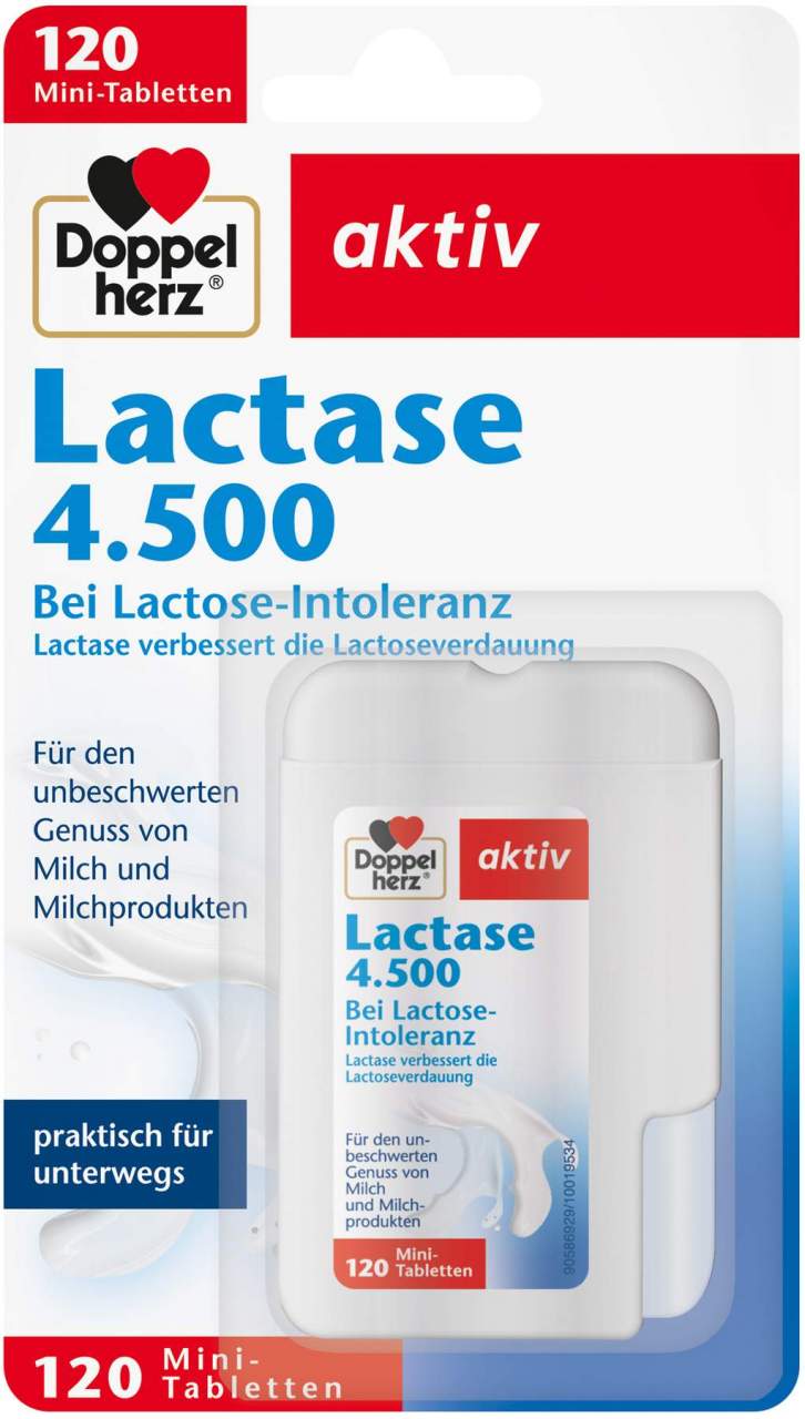 Doppelherz aktiv Lactase 4.500 120 Tabletten