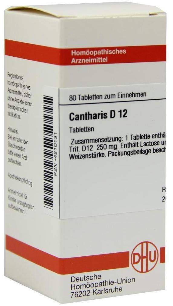 Dhu Cantharis D12 80 Tabletten