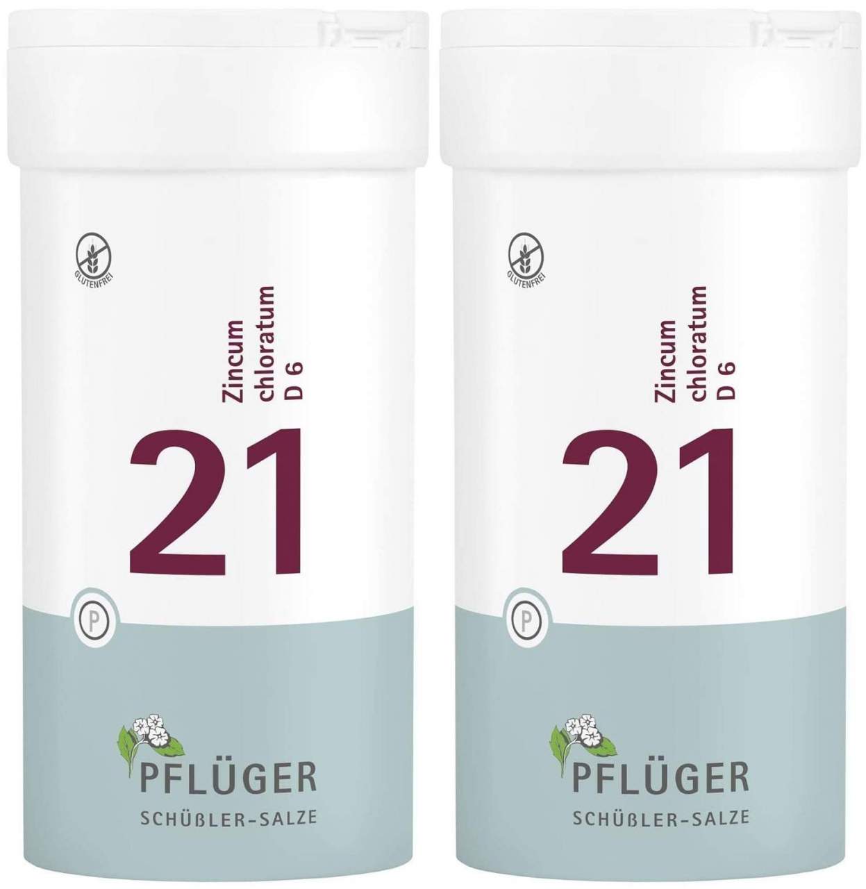 Biochemie Pflüger 21 Zincum chloratum D6 2 x 400 Tabletten