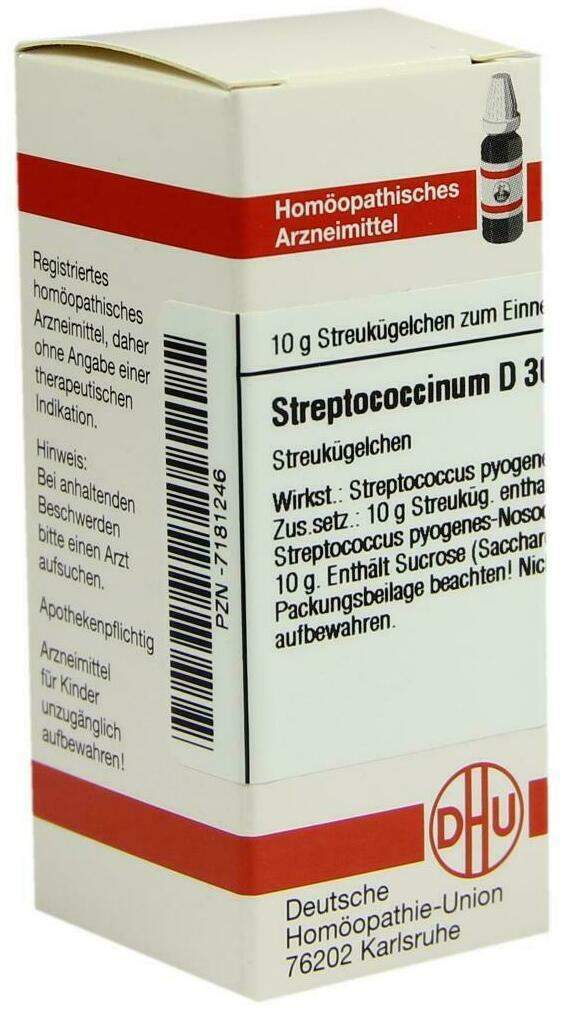 Dhu Streptococcinum D30 10 G Globuli