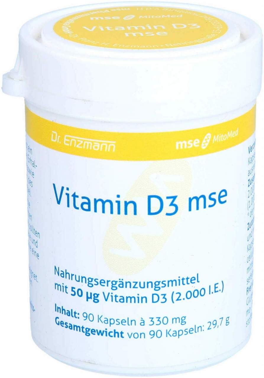 Vitamin D3 Mse 90 Kapseln
