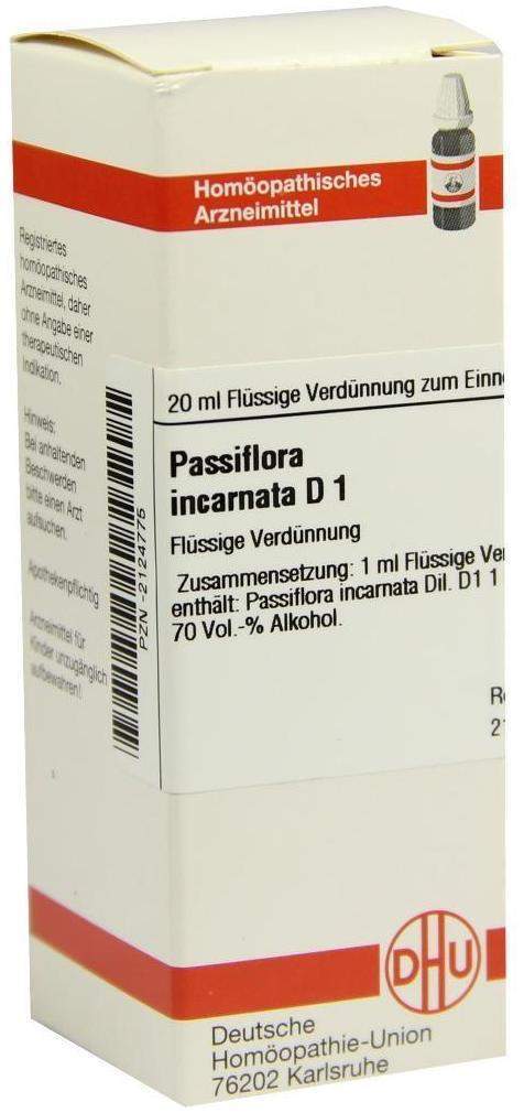 Dhu Passiflora Incarnata D1 Dilution 20 ml