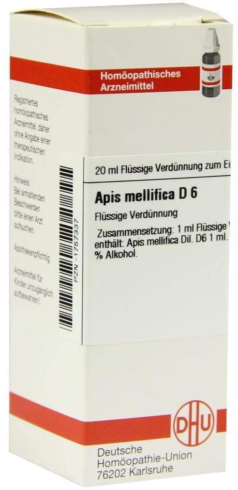 Dhu Apis Mellifica D6 Dilution 20 ml