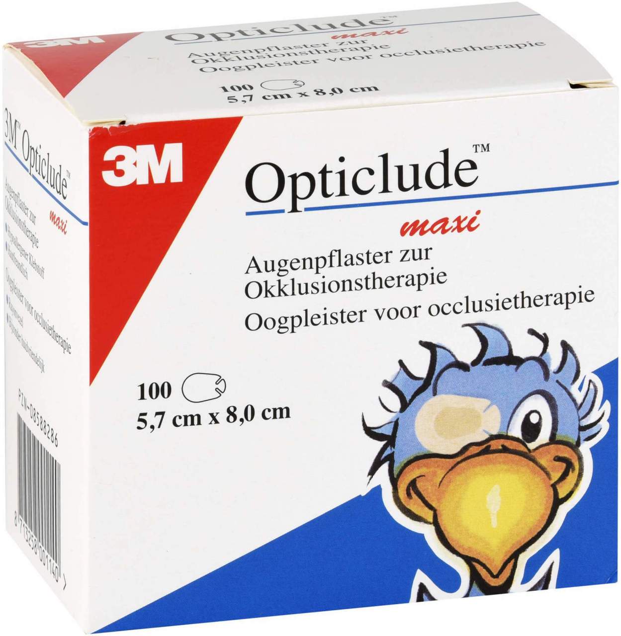 Opticlude 3m Maxi 5,7 X 8 cm 100 Stück