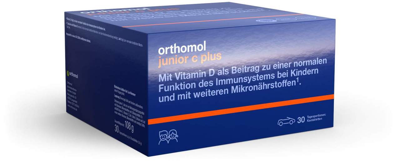 Orthomol Junior C plus 30 Kautabletten Mandarine Orange