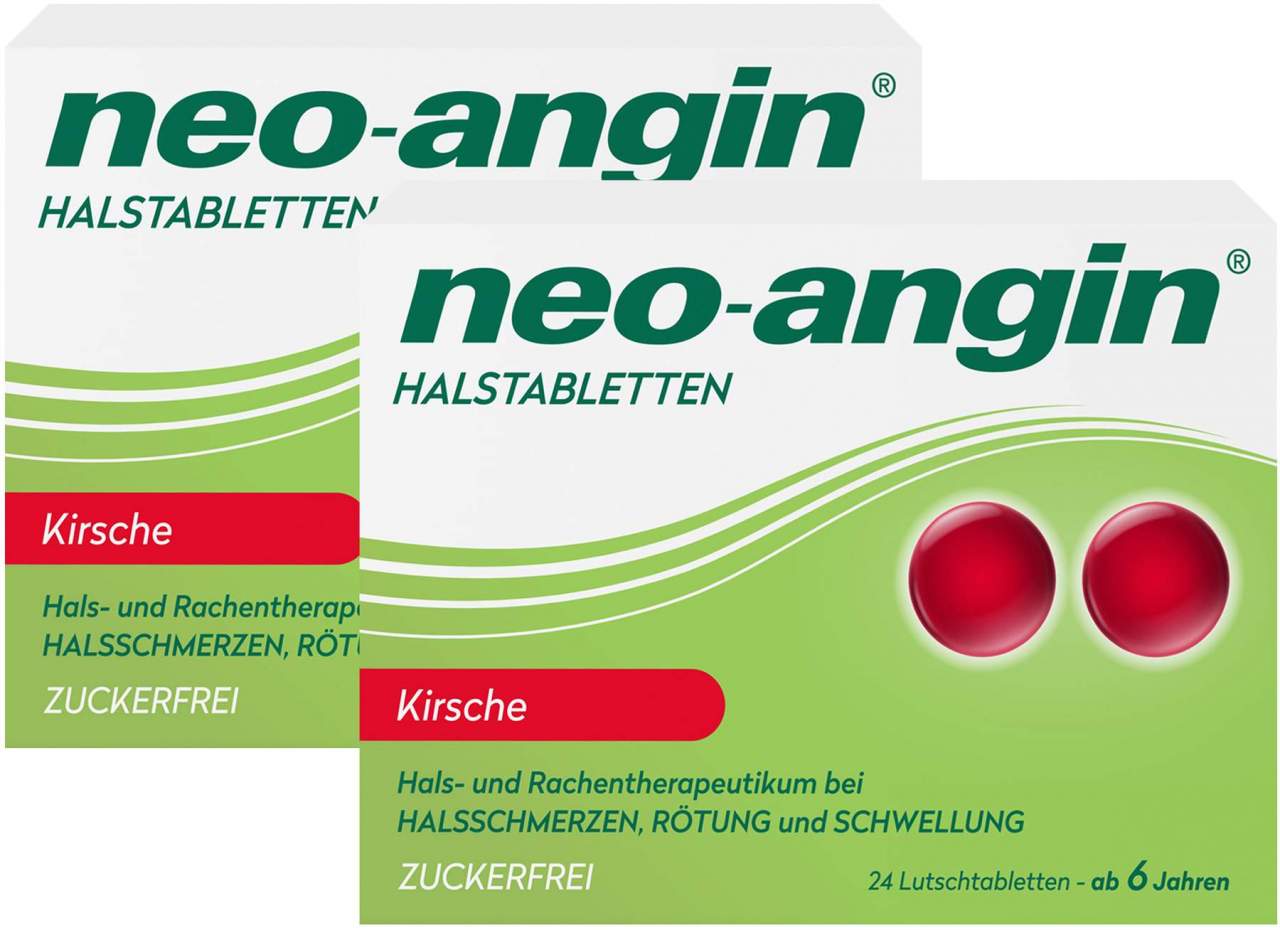 neo angin Halstabletten Kirsche zuckerfrei 2 x 24 Stück