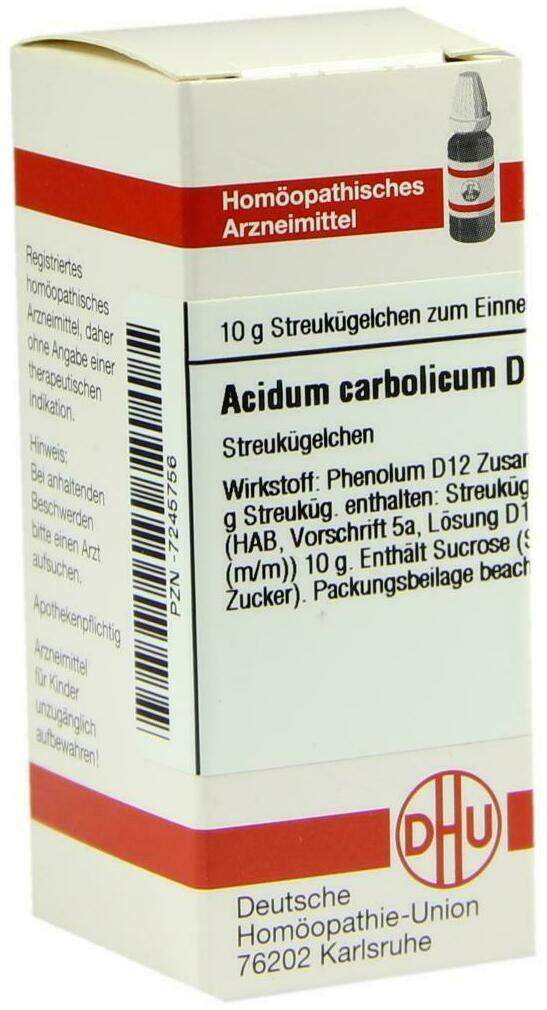 Dhu Acidum Carbolicum D12 Globuli