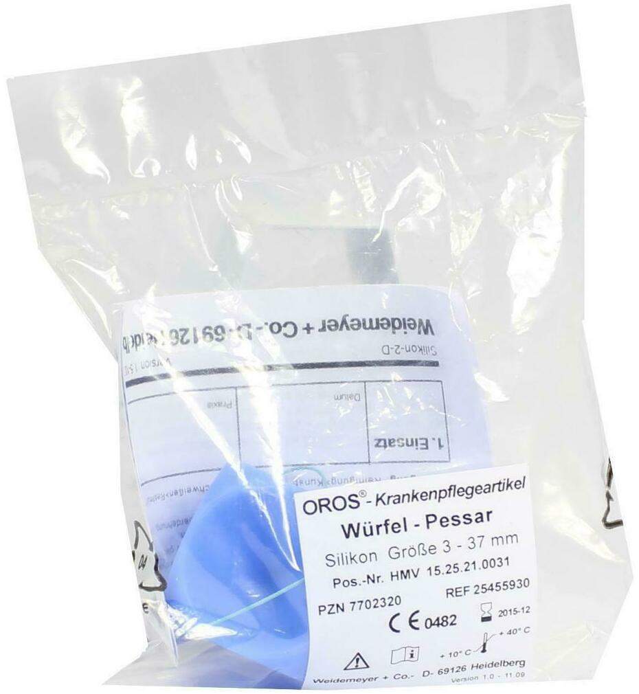 Würfelpessar Silicon 37mm Gr.3