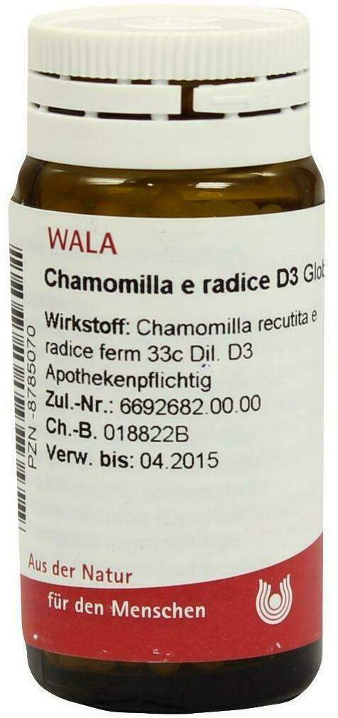 Wala Chamomilla E Radice D3 20 G Globuli