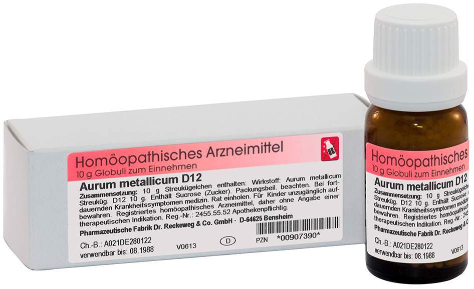 Aurum Metallicum D12 10 G Globuli