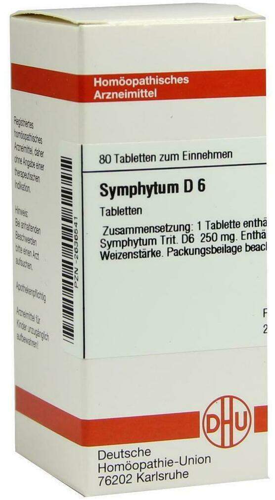 Dhu Symphytum D6 80 Tabletten
