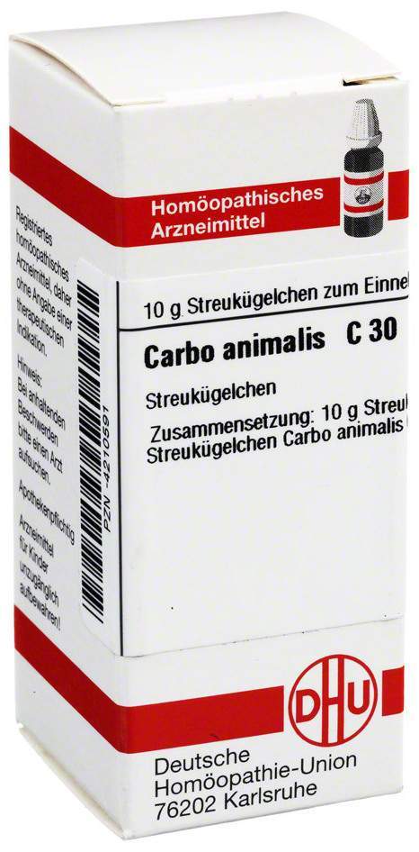 Dhu Carbo Animalis C30 10 G Globuli