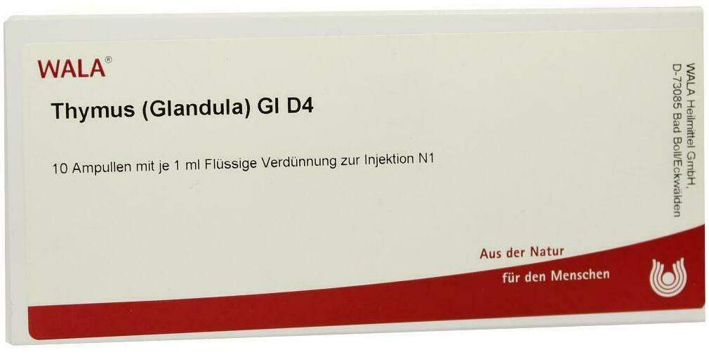 Wala Thymus Glandula Gl D4 10 X 1 ml Ampullen