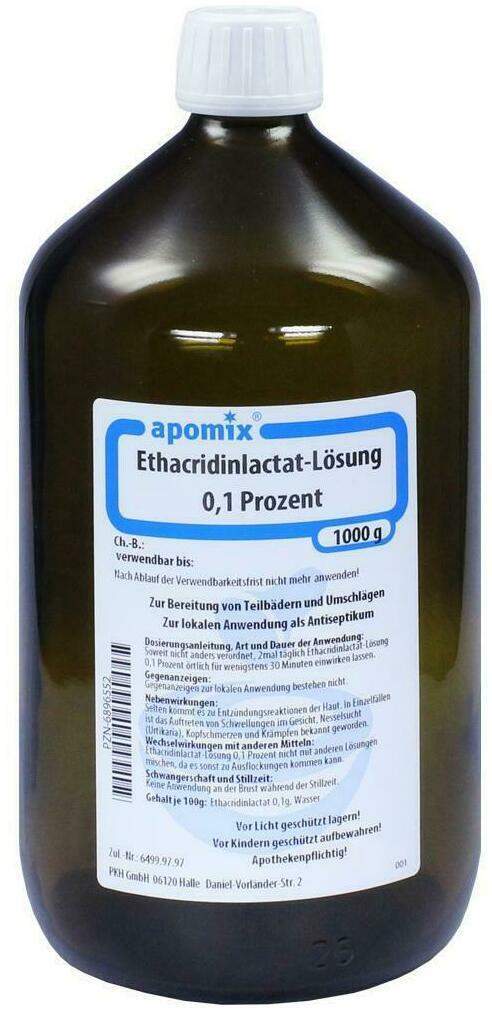 Solutio Ethacridini 0,1% Sr 1 L Lösung