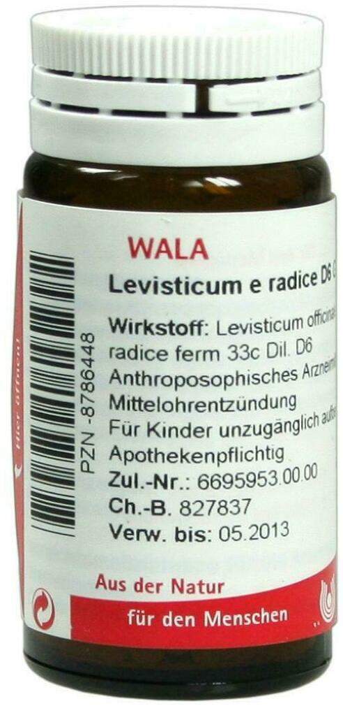 Wala Levisticum E Radice D6 20 G Globuli