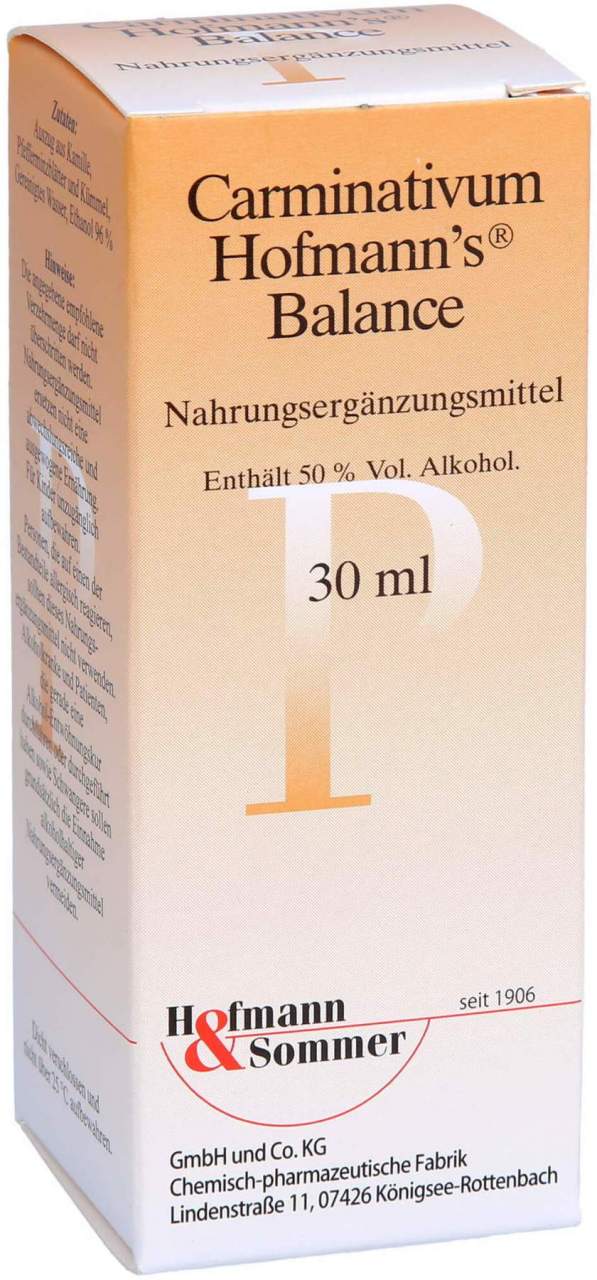 Carminativum Hofmanns Balance Tropfen 30 ml