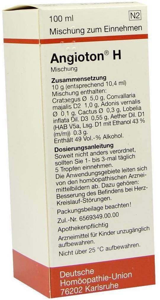 Dhu Angioton H 100 ml Liquidum