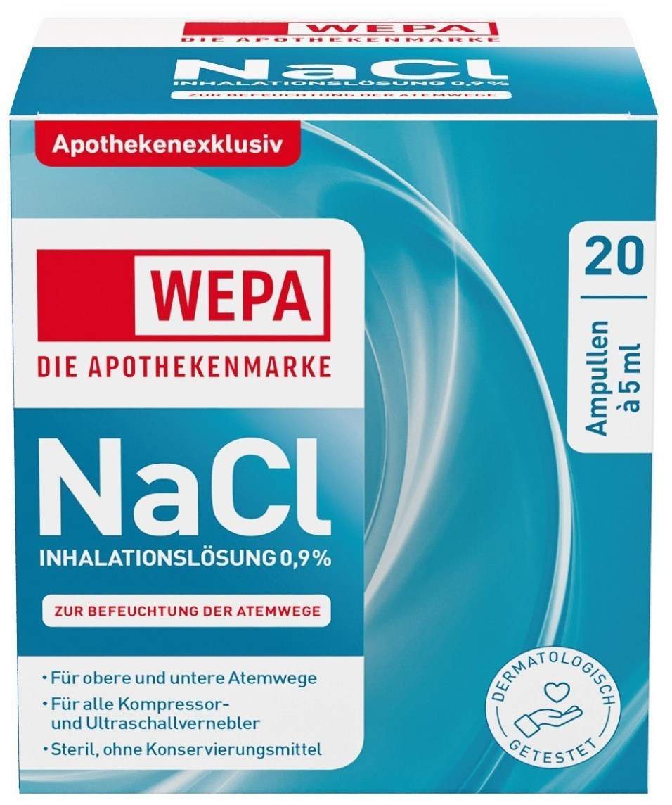 WEPA Inhalationslösung Nacl 0,9% 20 X 5 ml