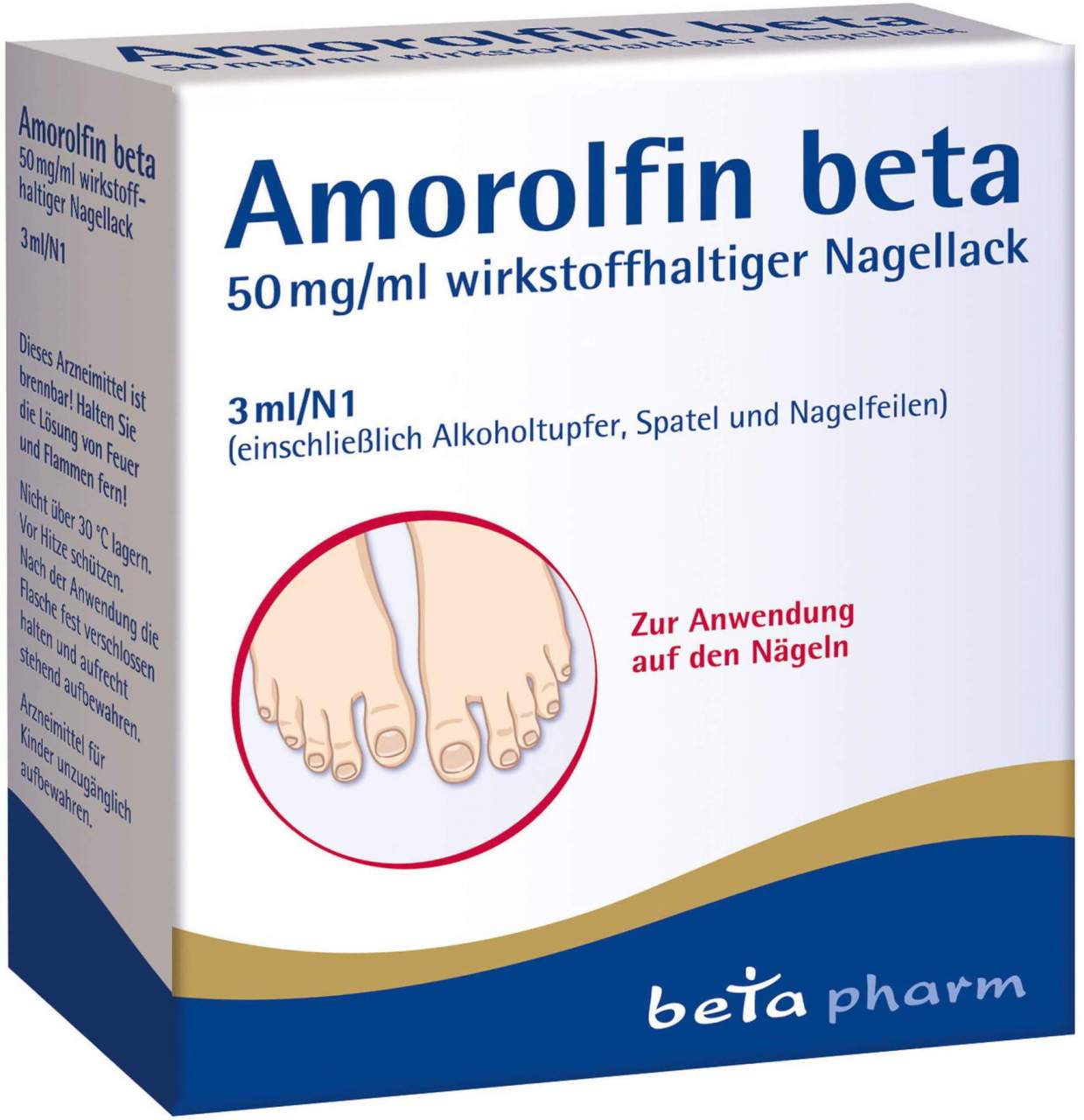 Amorolfin Beta 50 mg Pro ml 3 ml