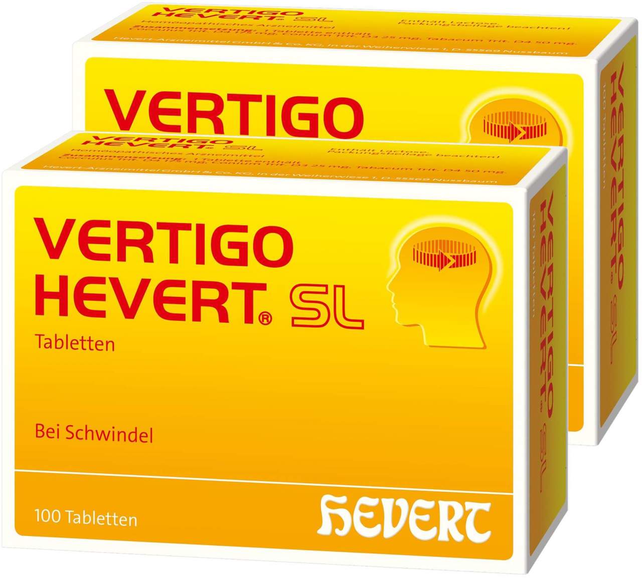 Vertigo Hevert SL 2 x 100 Tabletten