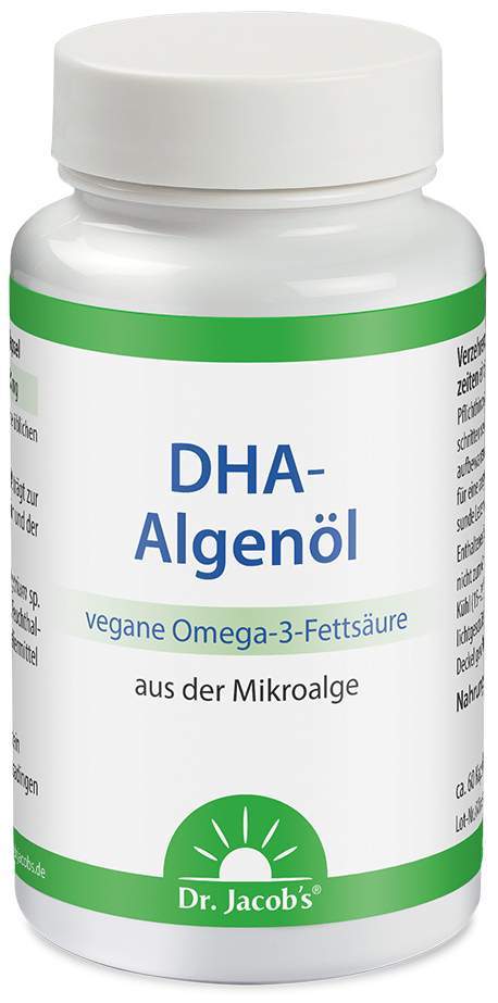 DHA Algenöl Omega-3 vegan 60 Kapseln
