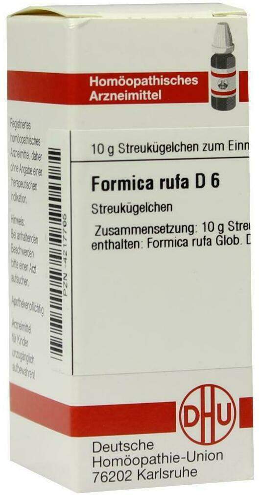 Dhu Formica Rufa D6 Globuli