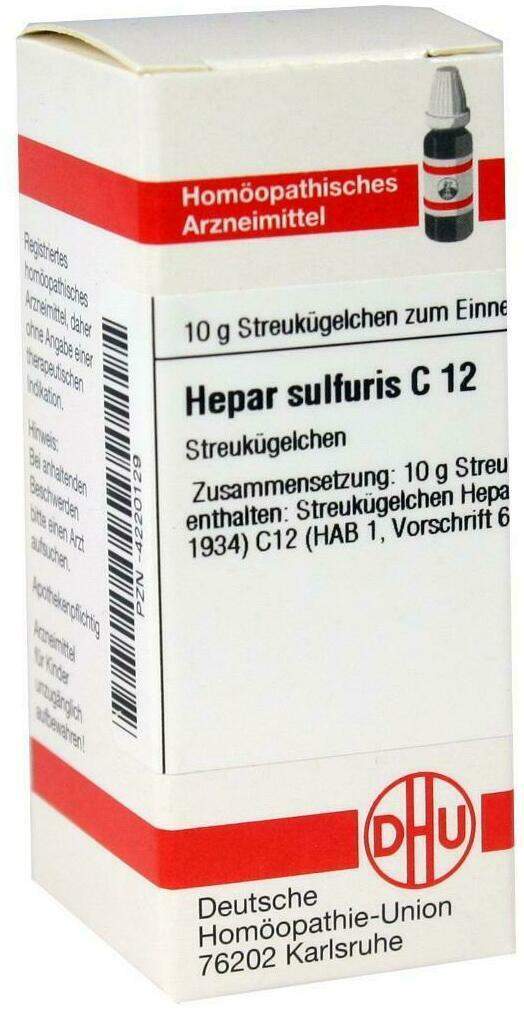 Dhu Hepar Sulfuris C12 10 G Globuli