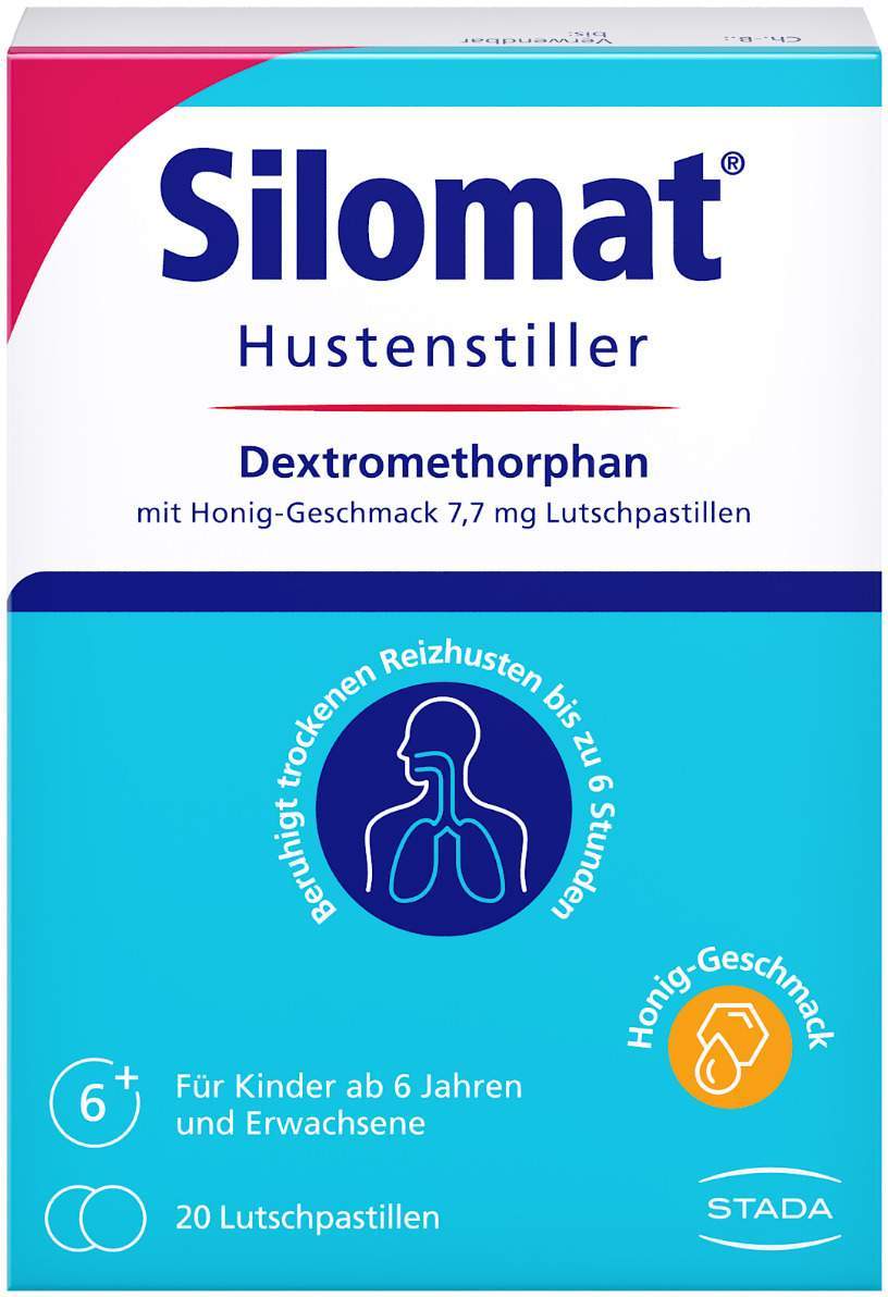 Silomat Hustenstiller DMP Honig 20 Lutschpastillen