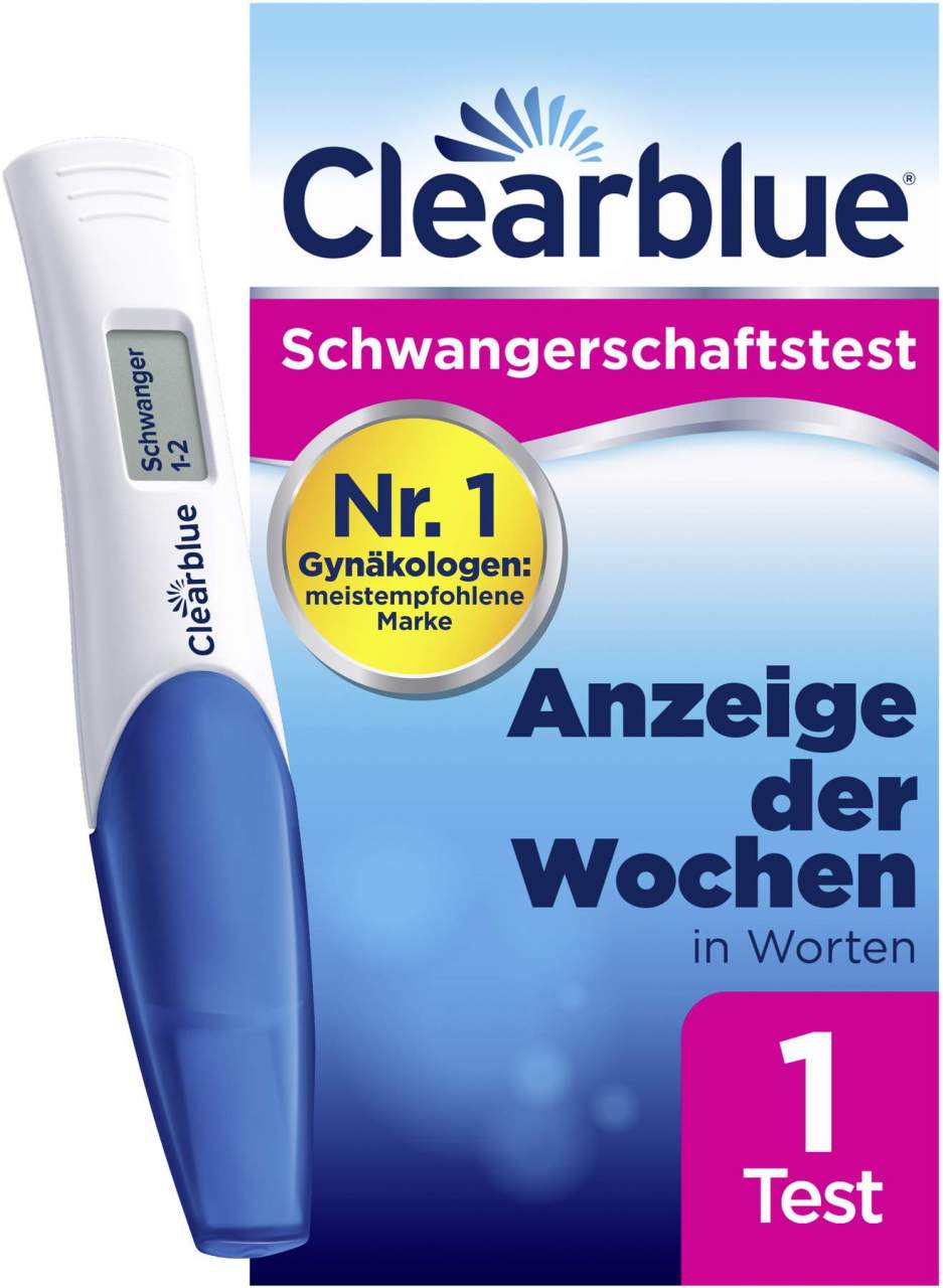 Clearblue Schwangerschaftstest mit Worten & Wochenbestimmung 1 Stück