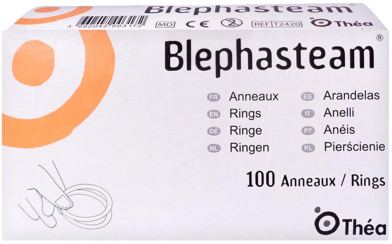 Blephasteam Ringe 100 Stück