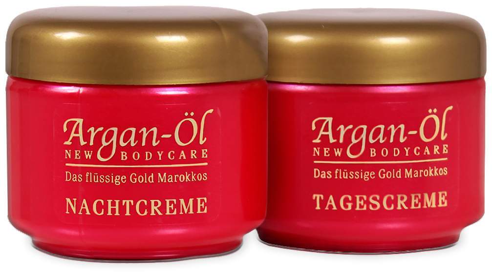 Bio-Vital Pflegeset Argan-Öl Tag- und Nachtcreme - Pflege für reife Haut