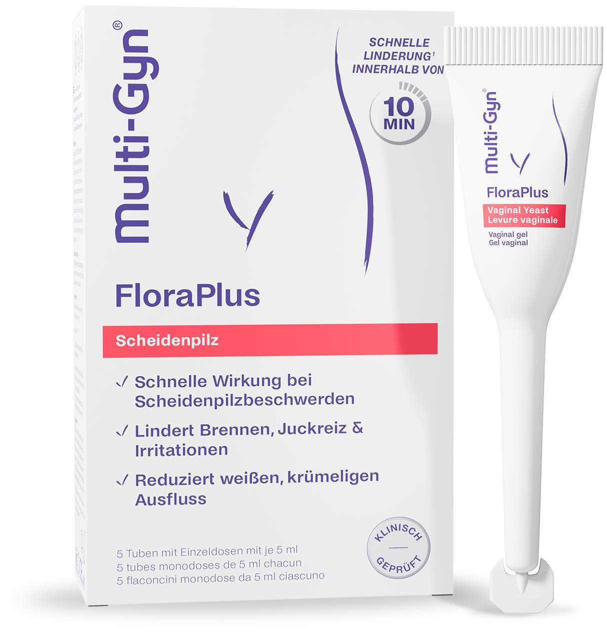 Multi Gyn Floraplus 5 X 5 ml Gel