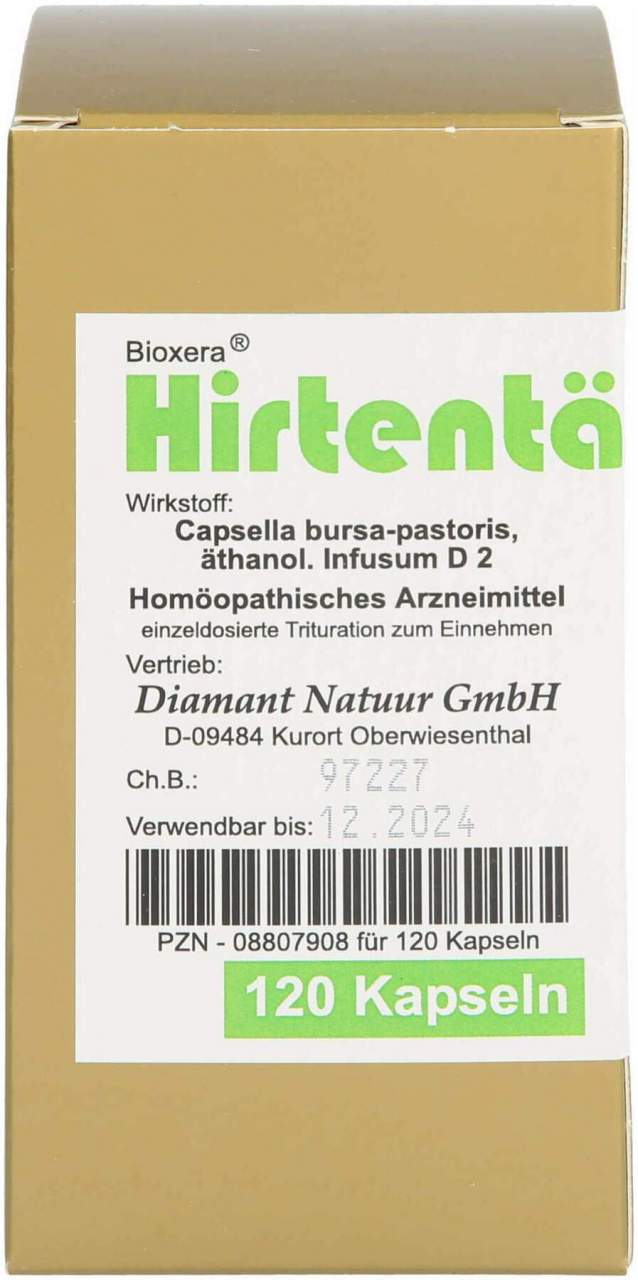 Hirtentäschel Bioxera Kapseln