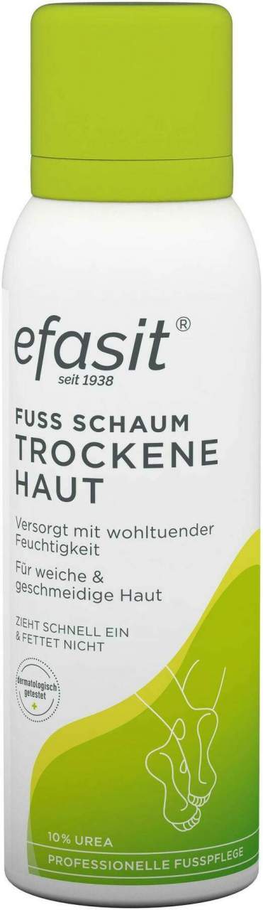 Efasit Fuß Schaum Trockene Haut 125 ml - Fuß Schaum für trockene Haut