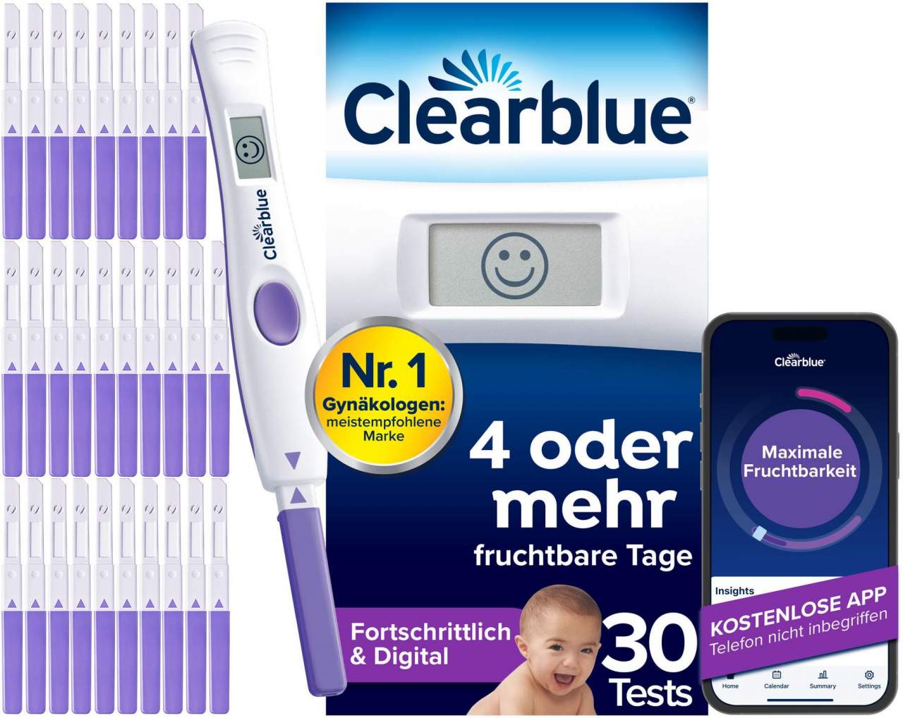 Clearblue Ovulationstest fortschrittlich & Digital 30 Tests