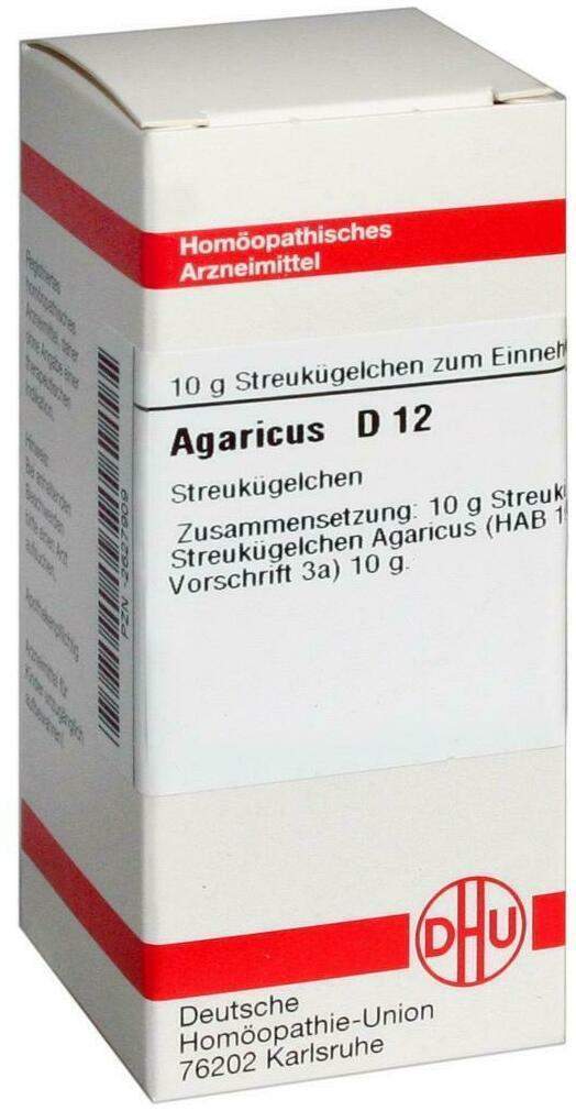 Dhu Agaricus D12 Globuli