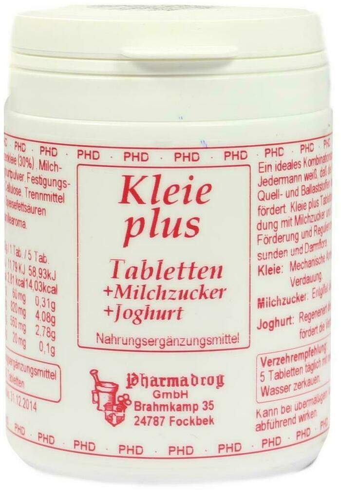Kleie Plus Weizenkleie Tabletten