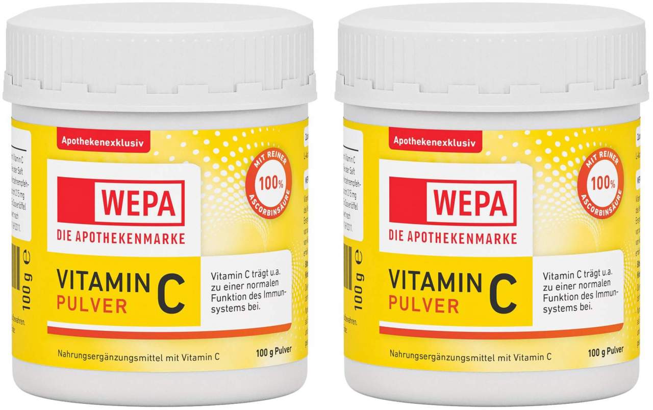 WEPA Vitamin C 2 x 100 g Pulver