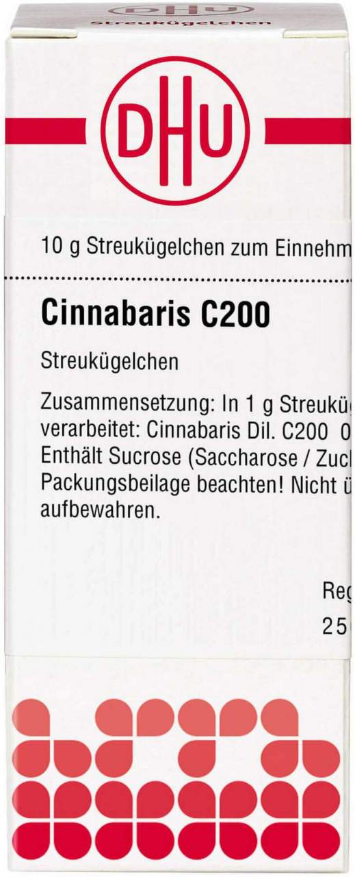 Dhu Cinnabaris C200 Globuli 10 G