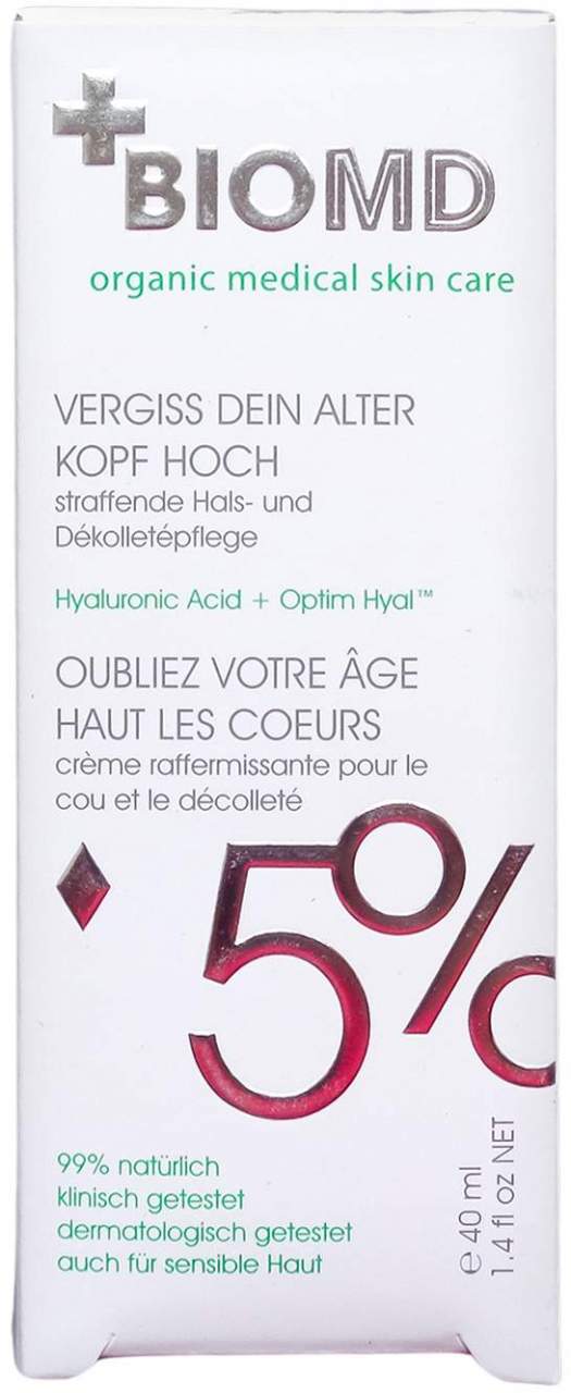Biomed Vergiss Dein Alter Kopf Hoch Anti-Aging Creme 40 ml