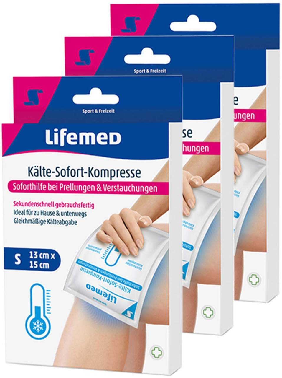 Kälte-Sofort-Kompresse 3er-Set
