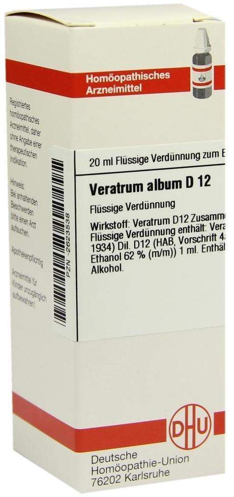 Dhu Veratrum Album D12 20 ml Dilution
