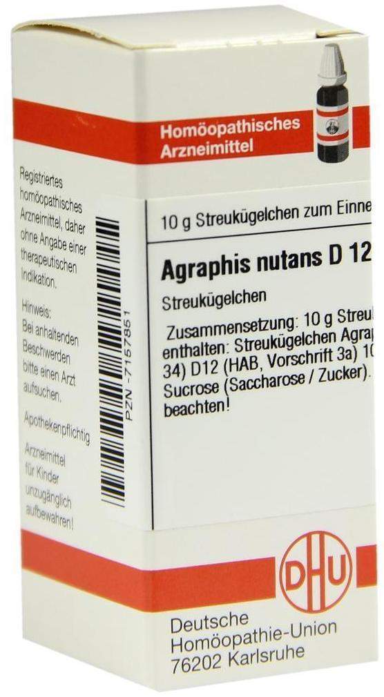 Dhu Agraphis Nutans D12 Globuli
