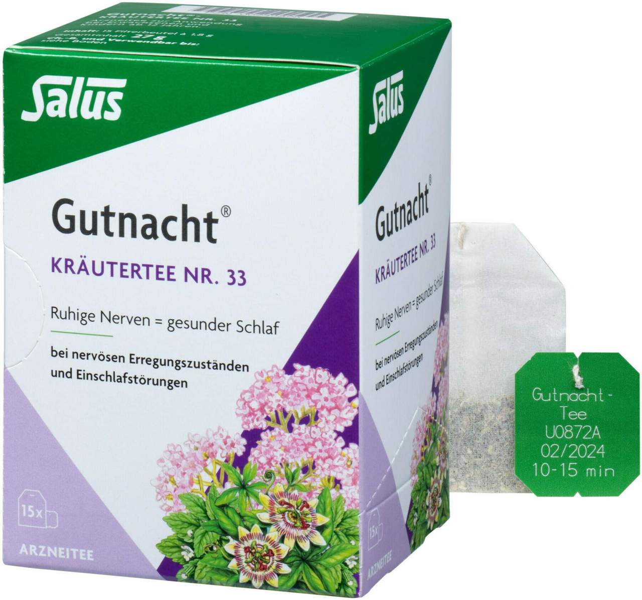 Gutnacht Kräutertee Nr. 33 Salus 15 Filterbeutel