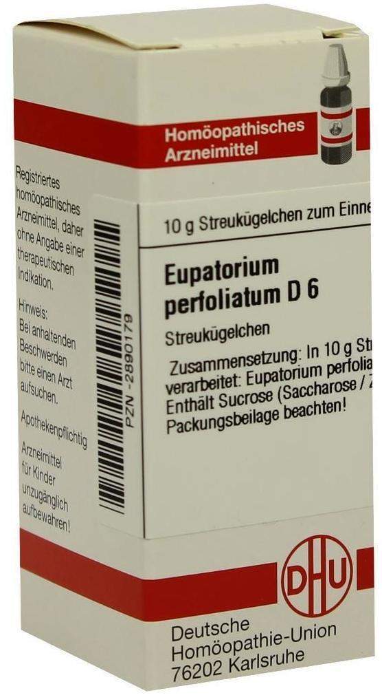 Dhu Eupatorium Perfoliatum D6 10 G Globuli