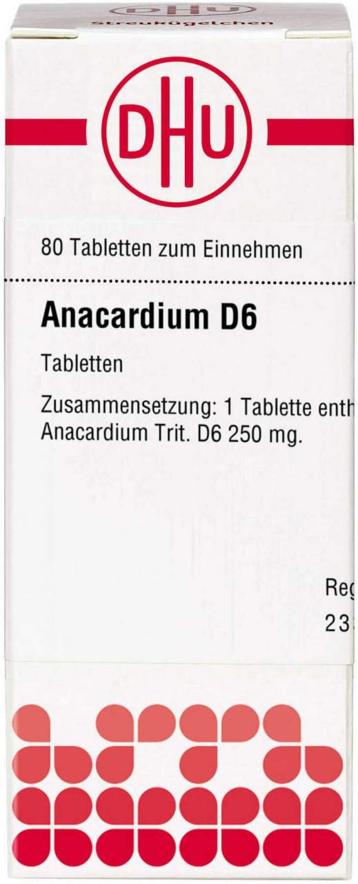 Dhu Anacardium D6 Tabletten 80 Stück